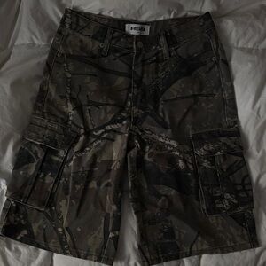 RSQ Camo Cargo Jorts